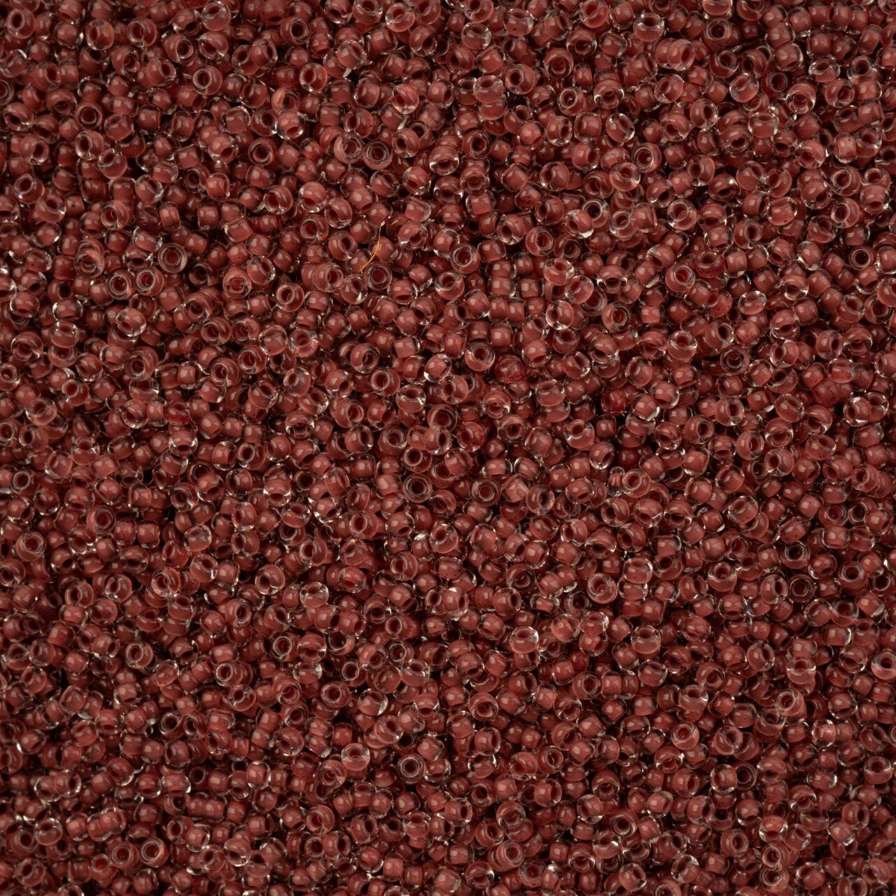 John Bead 11/0 Crystal Lined Terra Intensive Czech Glass Seed Beads, 23g